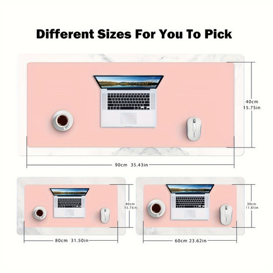 Oversized Solid Mouse Pad, Office Desk Pad, Laptop Keyboard Pad, Student Writing Pad, Dining Table Pad, Counter Pad