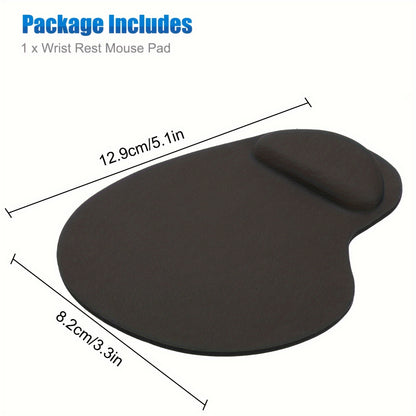 Non-Slip Mouse Pad with Wrist Support, Business Style Mouse Mat, Perfect for Students, Workers, Laptop, Home, Office & Travel, Ergonomic Design, High Grade Gaming Mouse Mat