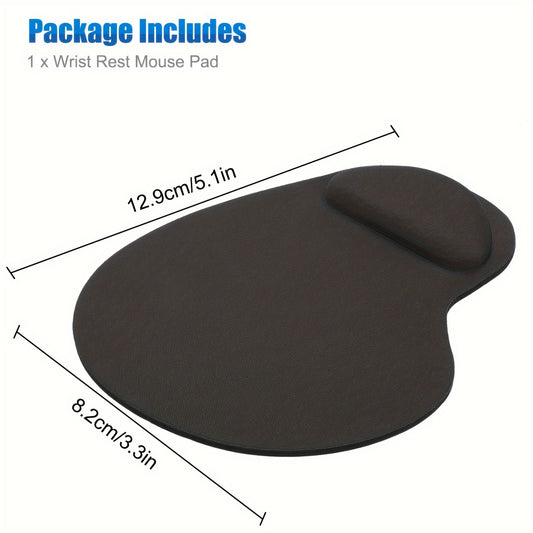 Non-Slip Mouse Pad with Wrist Support, Business Style Mouse Mat, Perfect for Students, Workers, Laptop, Home, Office & Travel, Ergonomic Design, High Grade Gaming Mouse Mat